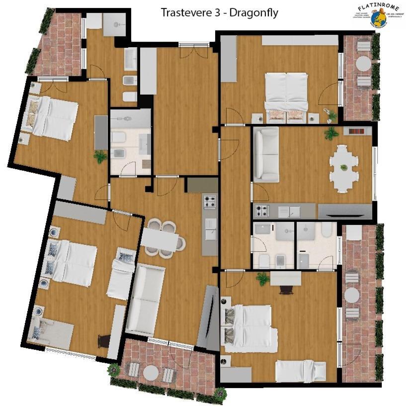 Trastevere 3 By Flatinrome Apartamento *